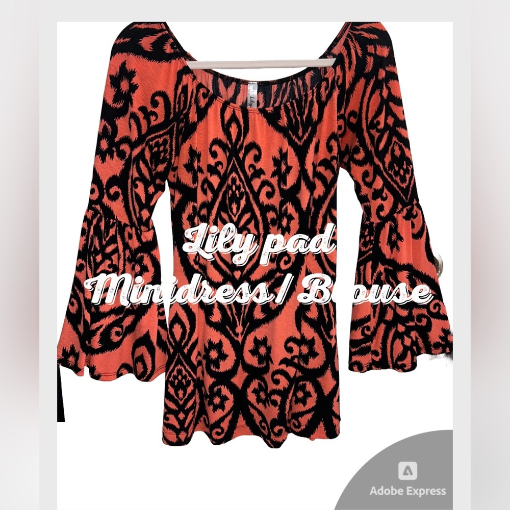 🌞BOHO Inspired Mini Dress/Blouse by‎ Lilypad🌞